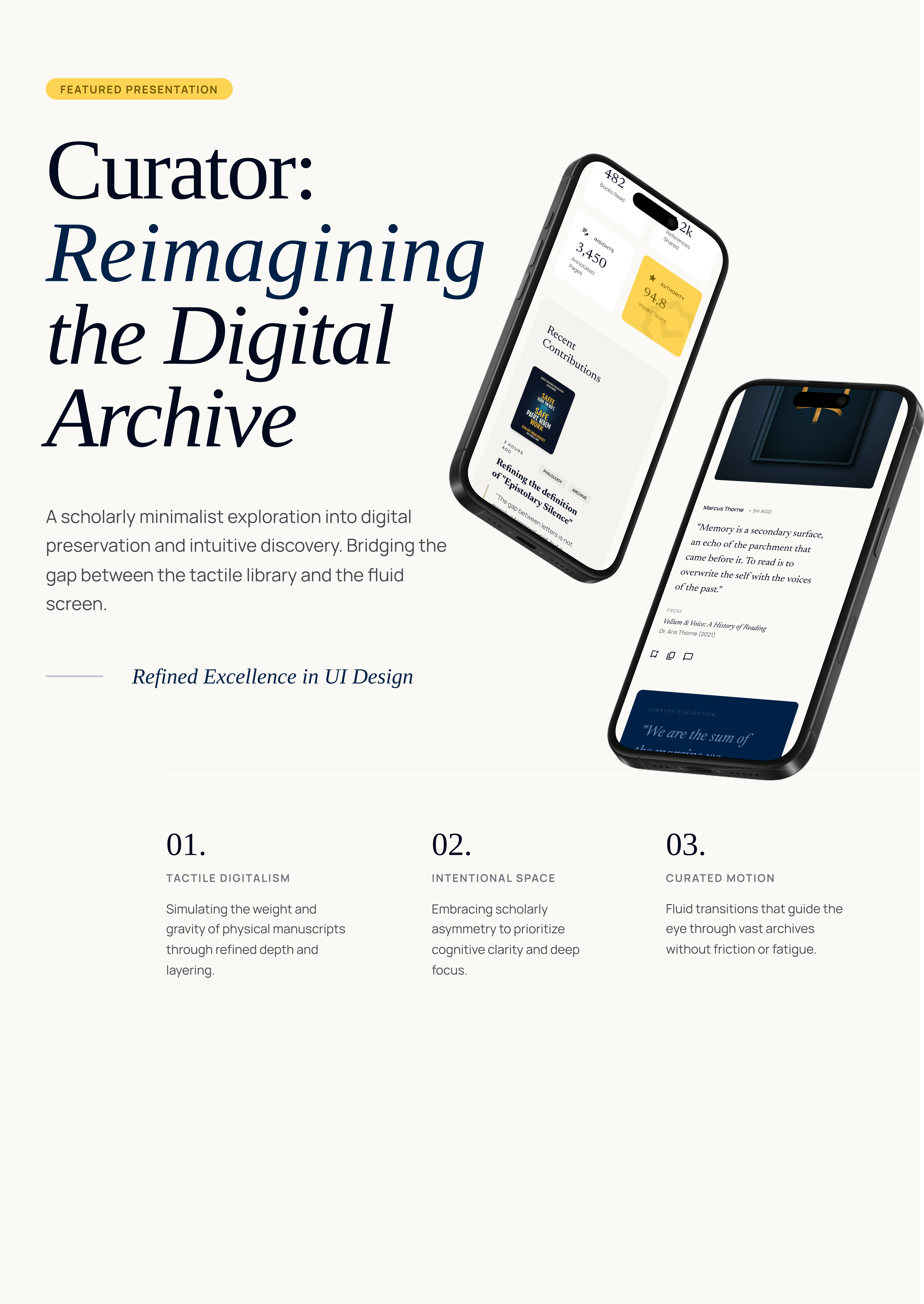 Curator — Reimagining the Digital Archive